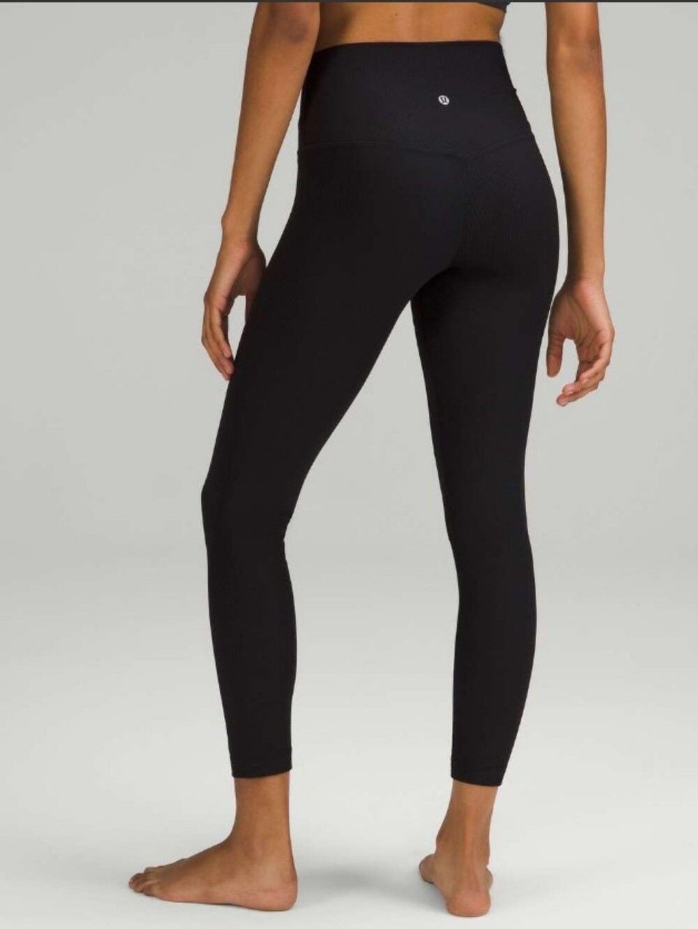 Lululemon Align Ribbed High-Rise Pant 25"Black Size 4